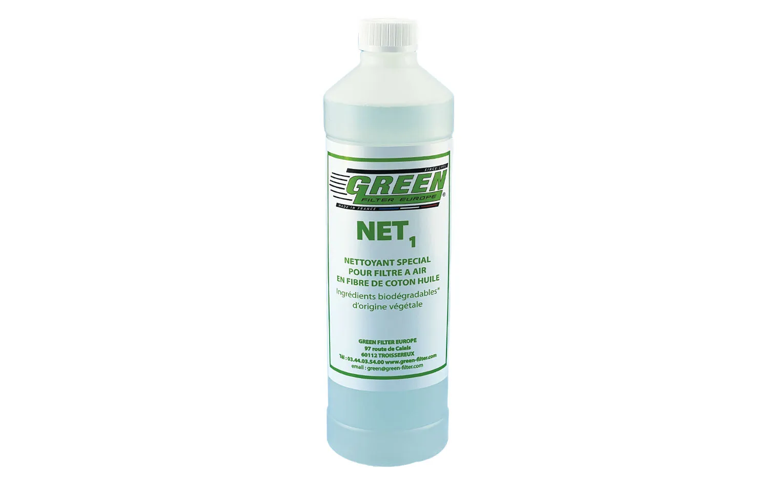 Nettoyant 1 litre pour filtre à air haute performance en coton